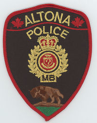 CANADA,MANITOBA,ALTONA POLICE 1